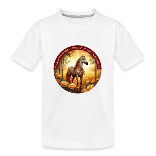 Year of the Horse Guardian T Shirt, Lunar New Year - Kid's Premium Organic T-Shirt