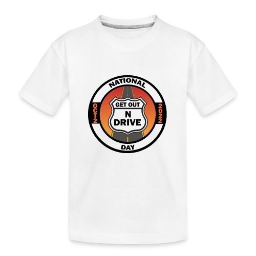 National Get Out N Drive Day Official Event Merch - Kid's Premium Organic T-Shirt
