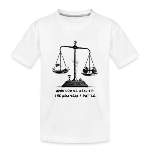 Ambition vs. Reality T-Shirt, Mug, & Leggings - Kid's Premium Organic T-Shirt