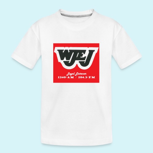 WJEJ Loyal Listener Red / Black - Kid's Premium Organic T-Shirt