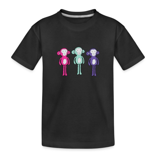 Three chill monkeys - Kid's Premium Organic T-Shirt
