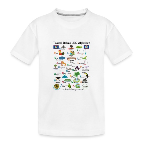 jbc alphabet - Kid's Premium Organic T-Shirt