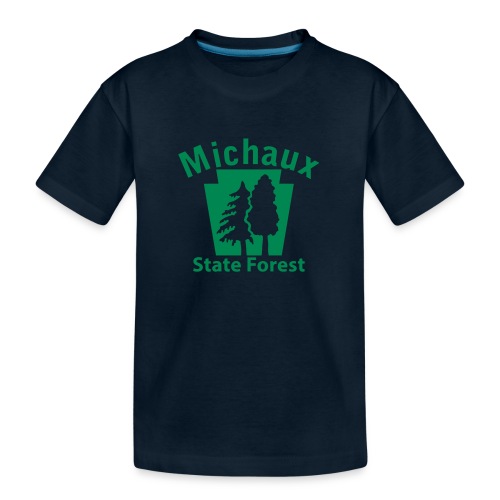 Michaux State Forest Keystone (w/trees) - Kid's Premium Organic T-Shirt