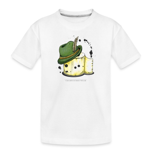 The hunter & the toilet paper - Kid's Premium Organic T-Shirt