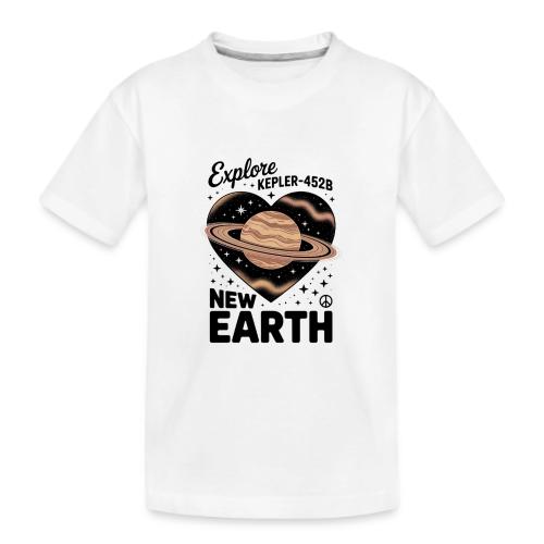 Explore Kepler-452b – New Earth Adventure - Kid's Premium Organic T-Shirt