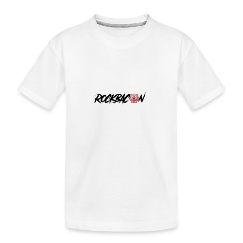 RockBacon with pig - Kid's Premium Organic T-Shirt