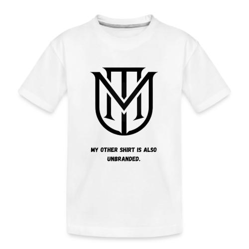 My Other Shirt Is Also Unbranded T-Shirt | Quiet L - Kid's Premium Organic T-Shirt