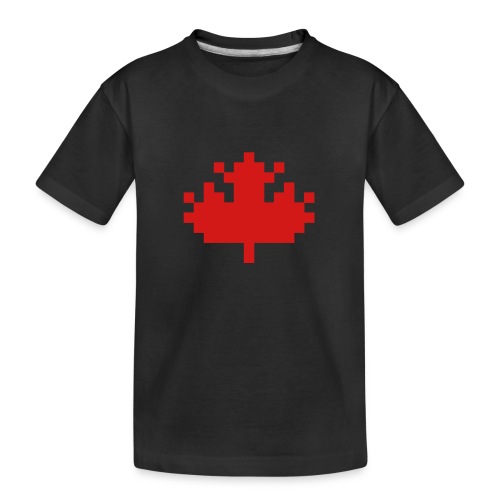Pixel Maple Leaf - Kid's Premium Organic T-Shirt
