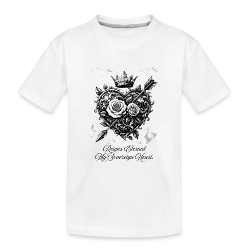 Royal Heart T-Shirt, Mug, & Leggings - Kid's Premium Organic T-Shirt