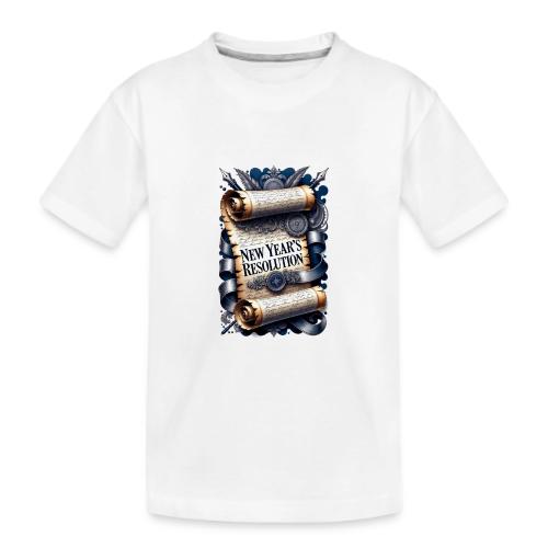 New Year's Resolution T-Shirt - Kid's Premium Organic T-Shirt