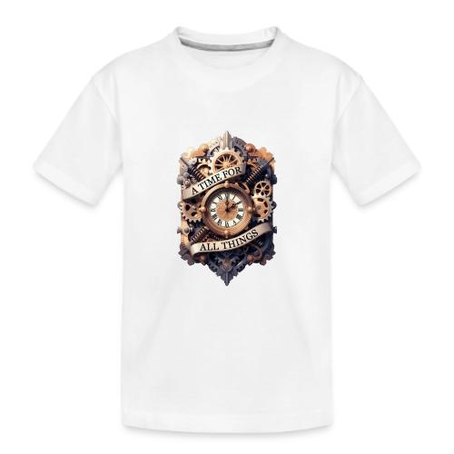 Ornate Clockwork T-Shirt - Kid's Premium Organic T-Shirt