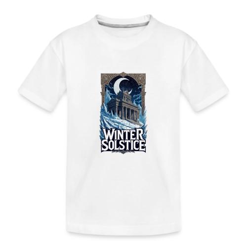 Winter Solstice Temple T-Shirt - Kid's Premium Organic T-Shirt