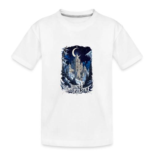 Celestial Winter Temple T-Shirt - Kid's Premium Organic T-Shirt
