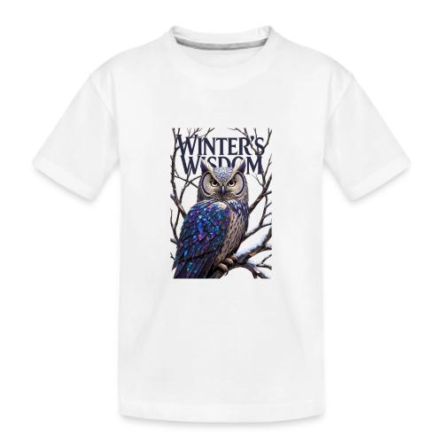 Crystalized Forest Owl T-Shirt - Kid's Premium Organic T-Shirt