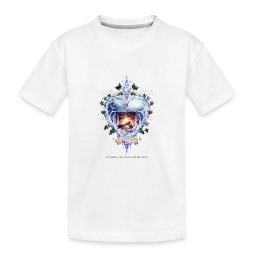 Imbolc Candle Veil T-Shirt | Veiled Rebirth - Kid's Premium Organic T-Shirt