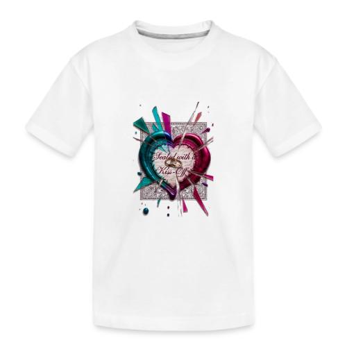 Sealed with a Kiss-Off T-Shirt - Kid's Premium Organic T-Shirt