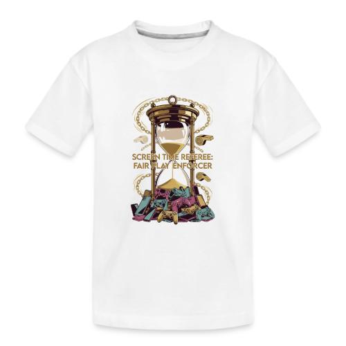 Screen Time Referee T Shirt, Fair Play Enforcer - Kid's Premium Organic T-Shirt