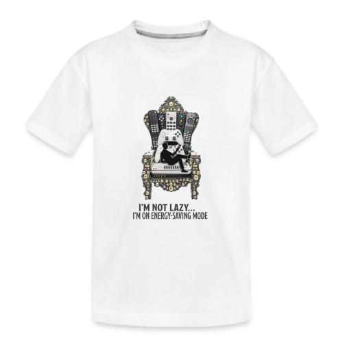 Remote Throne Procrastinator T Shirt, Dad Gift - Kid's Premium Organic T-Shirt