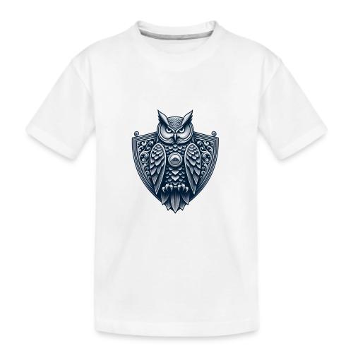 Night Watch Owl T Shirt, Sarcastic Dad Gift - Kid's Premium Organic T-Shirt