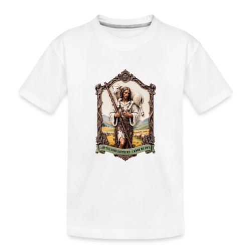 I Am The Good Shepherd T Shirt, Christian Gift - Kid's Premium Organic T-Shirt