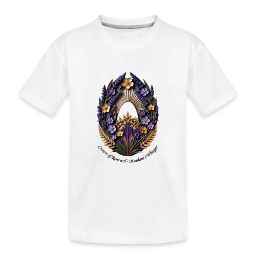 Easter Meadow Crown Renewal T Shirt, Spring Gift - Kid's Premium Organic T-Shirt
