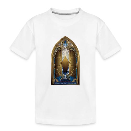 Easter Peace Be With You Locked Doors T Shirt,Gift - Kid's Premium Organic T-Shirt