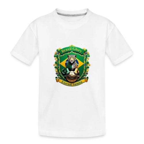 Brazil Jaguar Glory Tee, Brazilian Pride Gift - Kid's Premium Organic T-Shirt