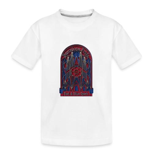 Barcelona Scarlet Pride T Shirt, Vibrant City Gift - Kid's Premium Organic T-Shirt
