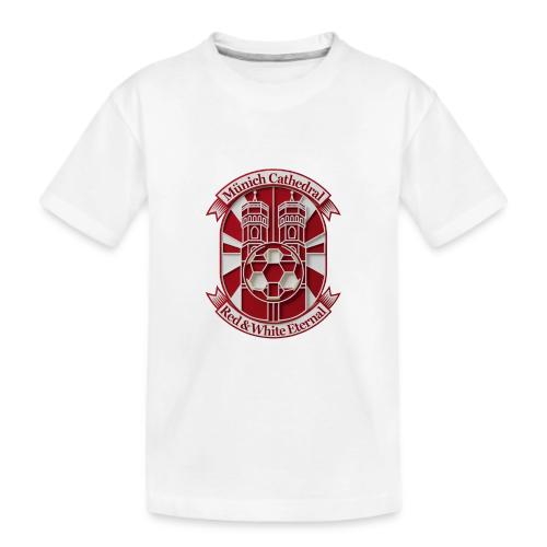 Munich Cathedral T Shirt, German Football Fan Gift - Kid's Premium Organic T-Shirt
