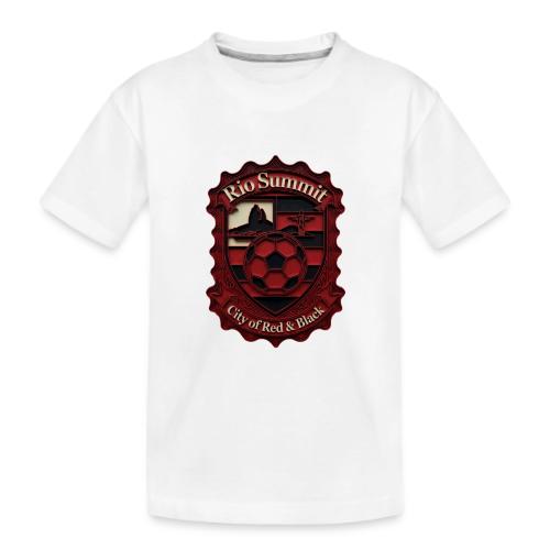 Flamengo Scarlet Summit T-Shirt, Football Gift - Kid's Premium Organic T-Shirt