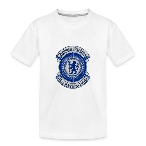 Chelsea Fortress T Shirt, Soccer City Pride Gift - Kid's Premium Organic T-Shirt