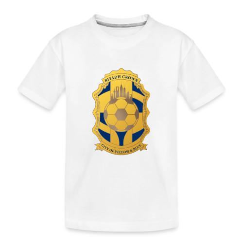 Riyadh Crown T Shirt, Modern Desert Pride Gift - Kid's Premium Organic T-Shirt