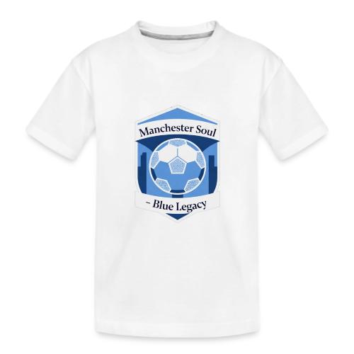Manchester Soul Soccer City Emblem T Shirt, Gift - Kid's Premium Organic T-Shirt