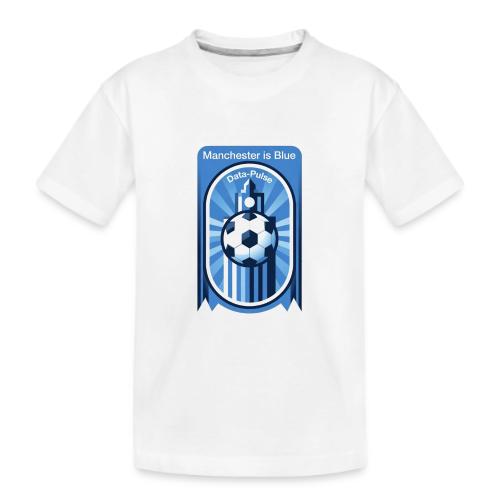 Manchester is Blue Soccer City T Shirt, Apparel - Kid's Premium Organic T-Shirt
