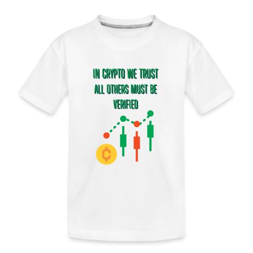 Sarcastic Bitcoin Investor T-shirt - Kid's Premium Organic T-Shirt