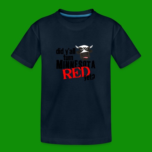Turn Minnesota Red - Kid's Premium Organic T-Shirt