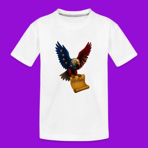 Bill of Rights Bald Eagle - Kid's Premium Organic T-Shirt