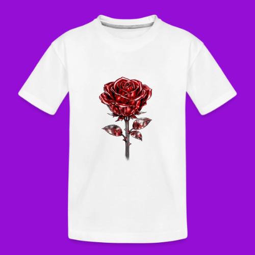 Silver Rose - Kid's Premium Organic T-Shirt