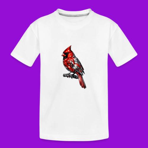Silver Cardinal - Kid's Premium Organic T-Shirt
