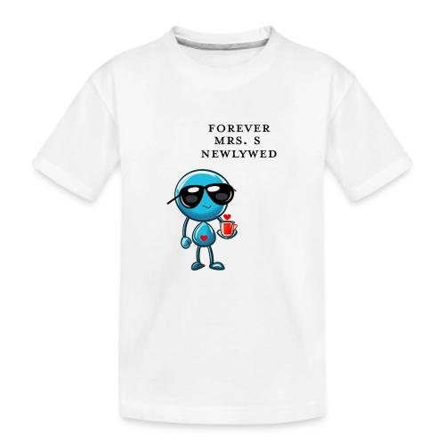 Mrs S Forever Newlywed - Kid's Premium Organic T-Shirt