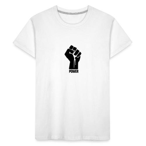 Black Power Fist - Kid's Premium Organic T-Shirt