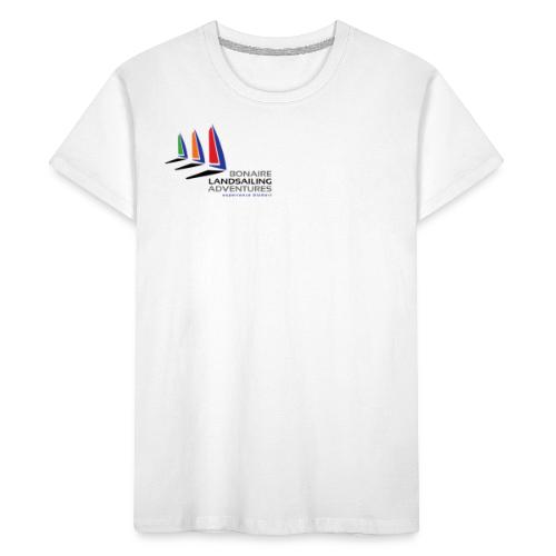 Bonaire Landsailing Adventures logo - Kid's Premium Organic T-Shirt