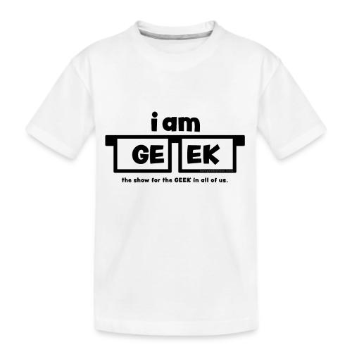 iamGEEK Classic Black - Kid's Premium Organic T-Shirt
