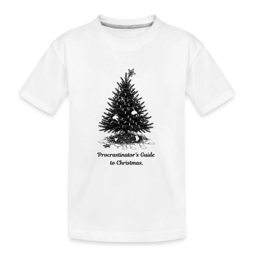 Procrastinator's Guide Christmas T-Shirt - Kid's Premium Organic T-Shirt