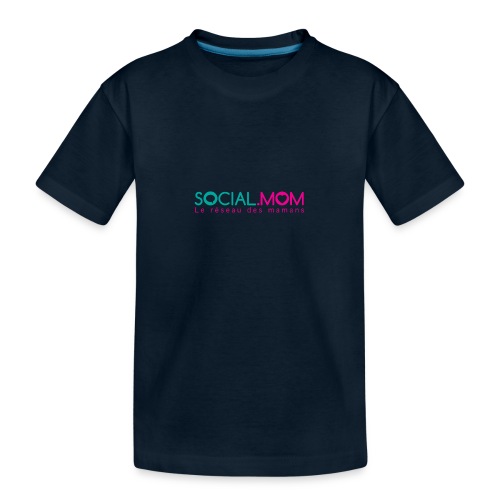 Social.mom logo français - Kid's Premium Organic T-Shirt