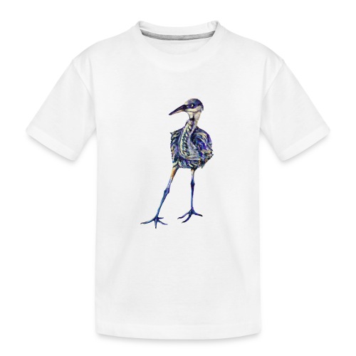 Blue heron - Kid's Premium Organic T-Shirt
