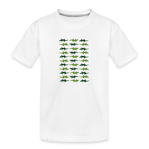 Crocs and gators - Kid's Premium Organic T-Shirt
