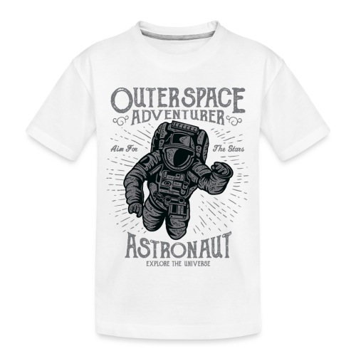 Astronaut Outer Space - Kid's Premium Organic T-Shirt