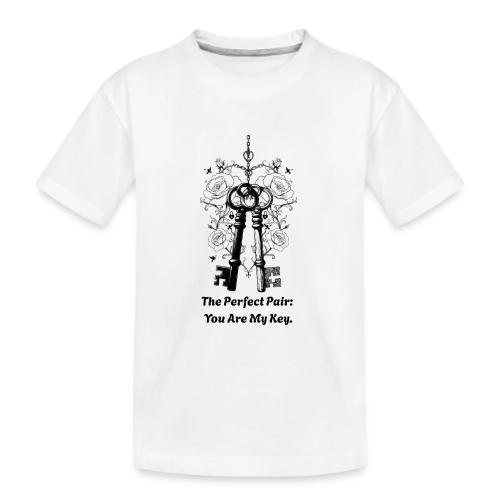 Valentine love keys - Kid's Premium Organic T-Shirt