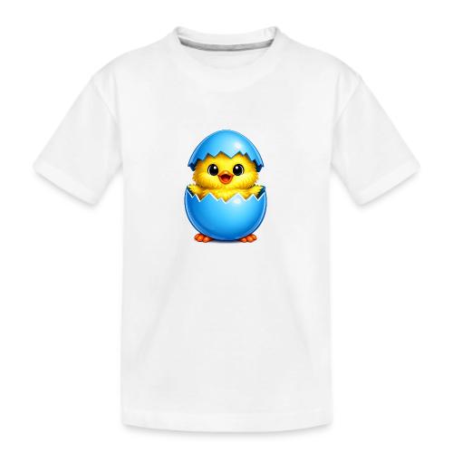 Easter Chick Blue - Kid's Premium Organic T-Shirt